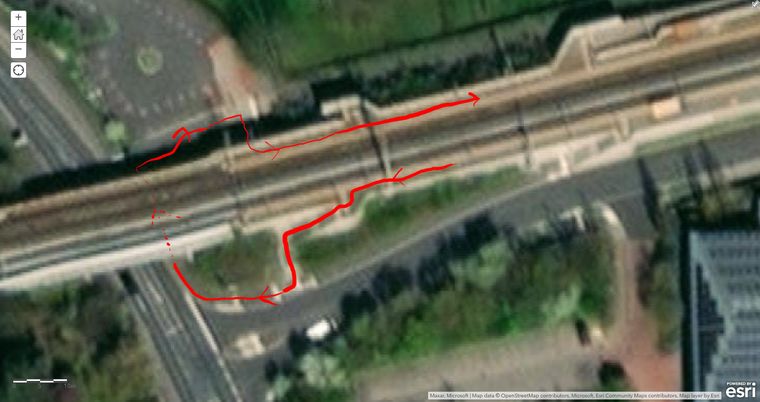 Satellitenbildscreenshot